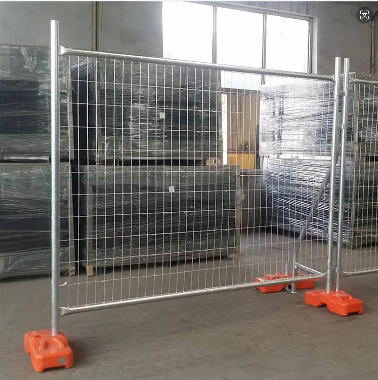 Temporary fence loading