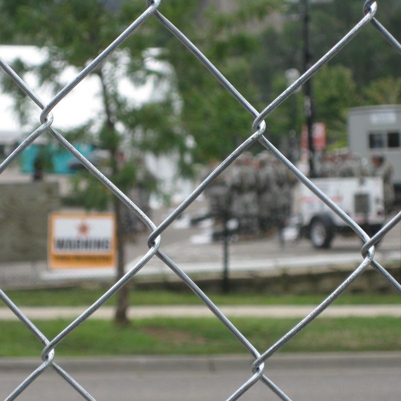 Chain Link Fence Installation Effect