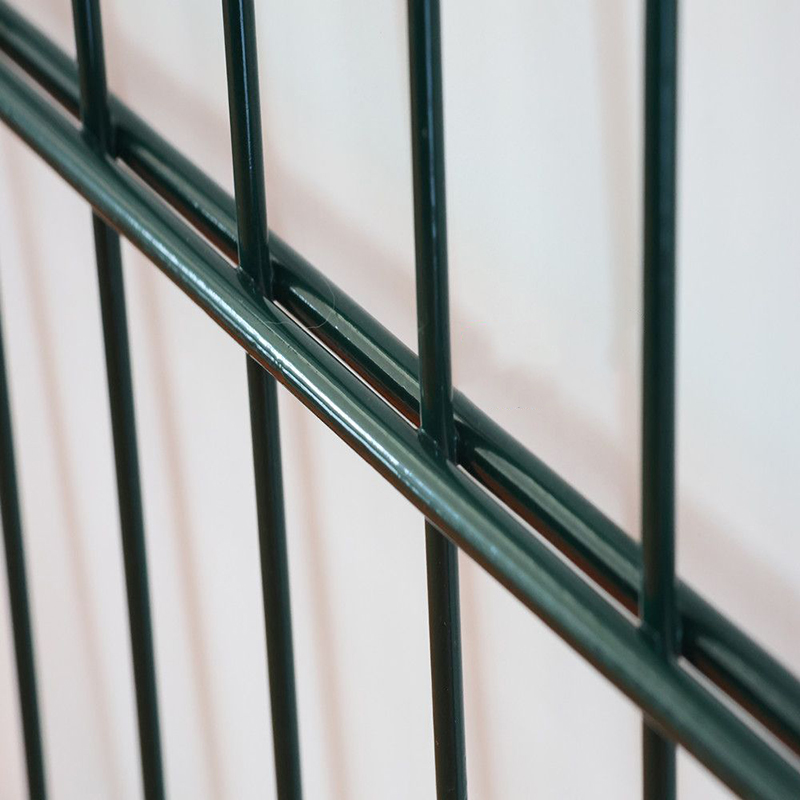 Double wire fence sample completed