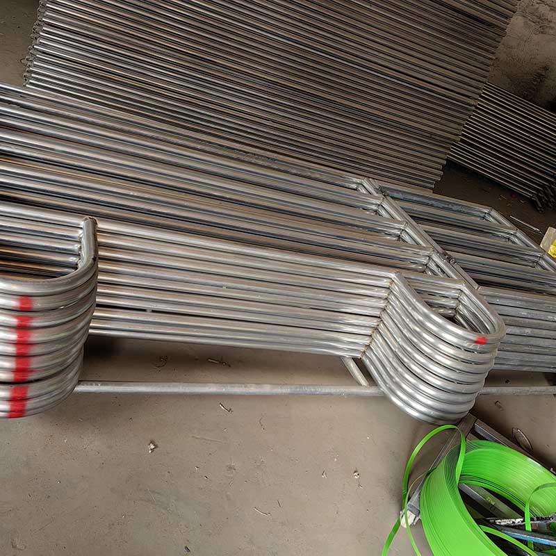 A load of horse fences is ready for shipment