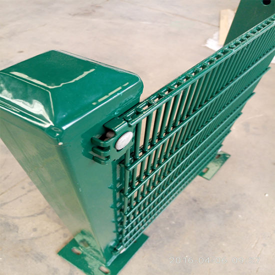 Samples of double wire fence and dense mesh