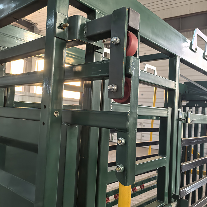 Cattle restraint rack delivery