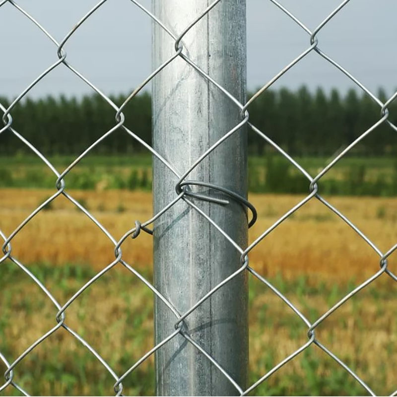 Chain link fence installation site from client