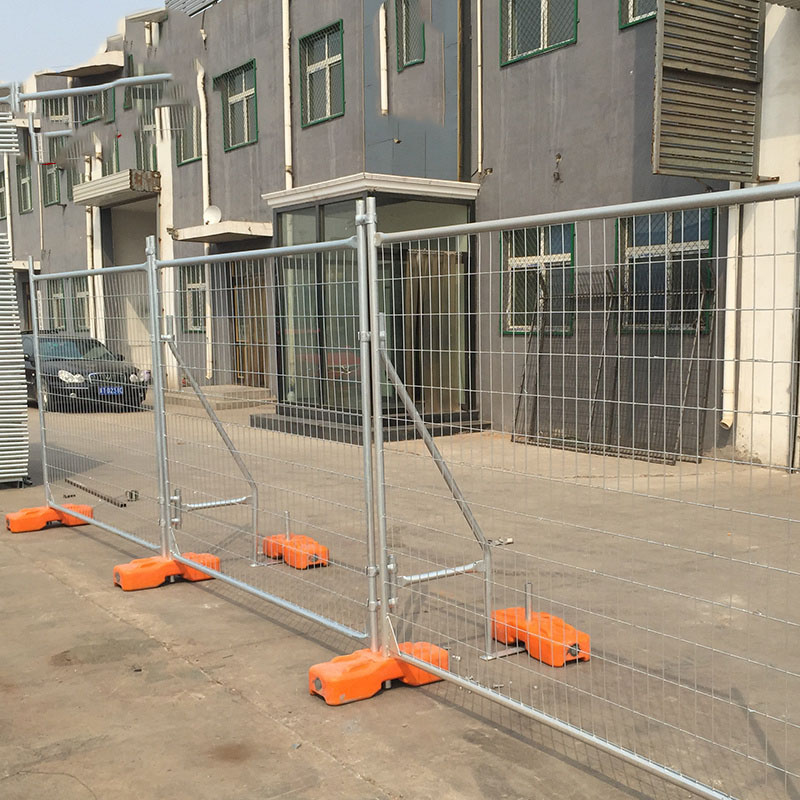 Temporary fence new finished product display