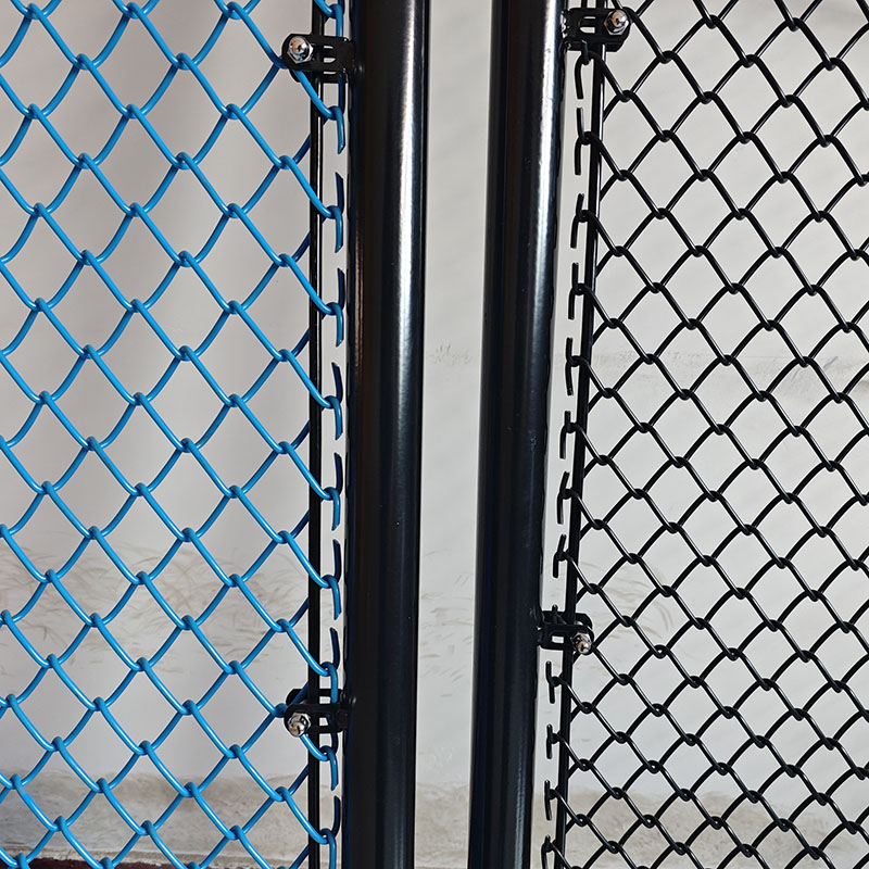 Sports field fencing is customizable.