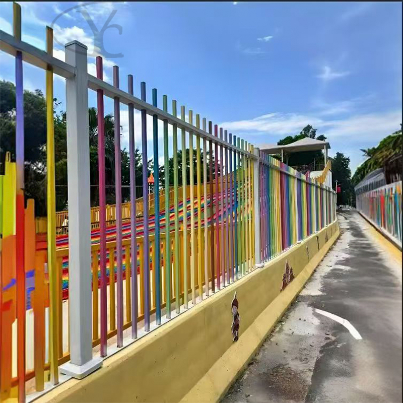 Diagram of zinc steel guardrail usage