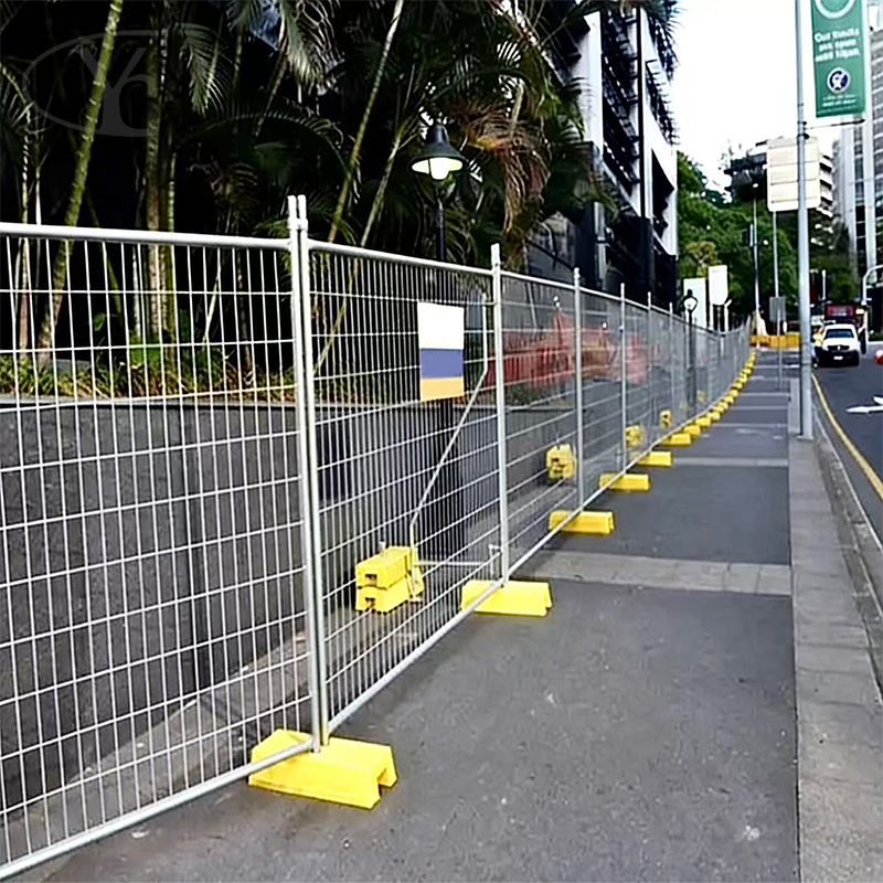 Australia temporary railing  - usage diagram